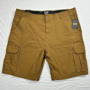 LEE Workwear Relaxed Fit Men’s Cargo Shorts Size 42 British Khaki Stretch Flex